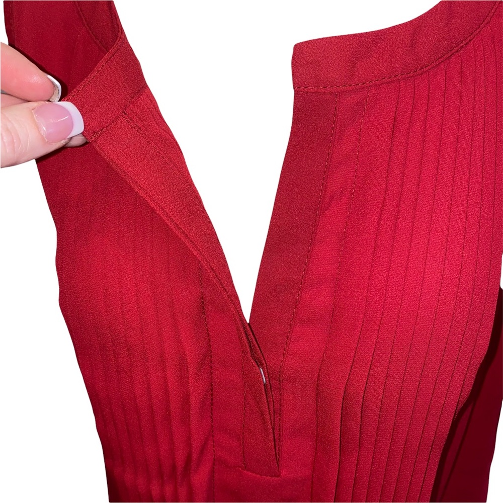 BKE NWT Red Sleeveless Blouse M - Picture 3 of 11